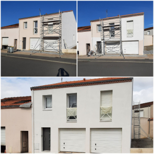 Ravalement de façade réussit grâce aux échafaudages