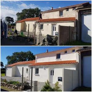 Ravalement de façade à Basse-Indre