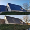 Nettoyage d'une toiture en ardoise d'une maison à Nantes