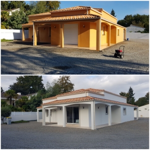 changement de couleur de maison à St-Aignan